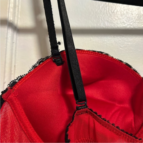 Marylin Monroe red sheer Lingere dress - Picture 4 of 4